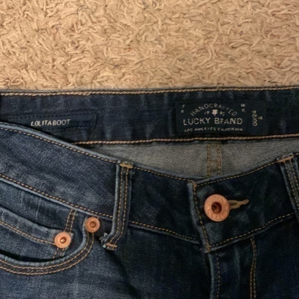 Lucky Brand Jeans Los Angeles California Lolita Boot size 00 - Picture 6 of 9